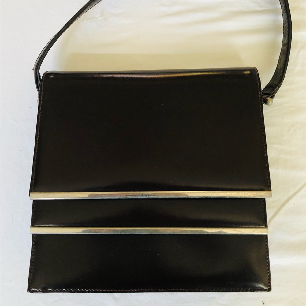 Vintage Dofan Leather handbag made in France.